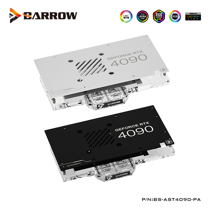 Rtx 4090 Water Block - Barrow GPU bloc d'eau pour ASUS