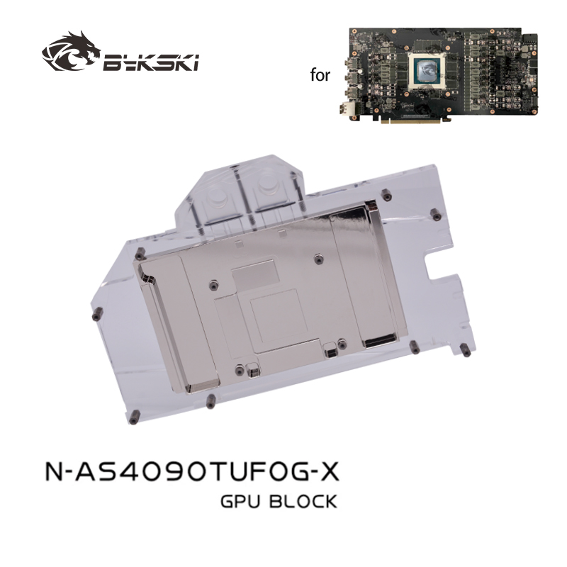 Rtx 4090 Water Block - Bykski GPU bloc d'eau pour ASUS