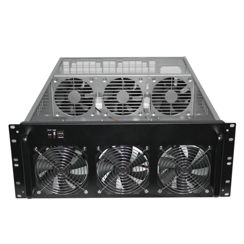 Server Gpu Chassis 4U - Boîtier 4U pour 6 GPU, boîtier