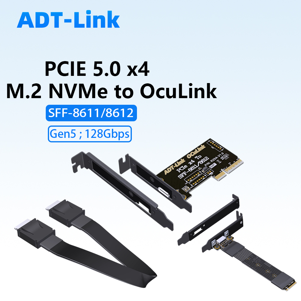 Pcie 5.0 Gpu Riser Cable - Adaptateur PCIE 5.0 X4 Gen5 M.2