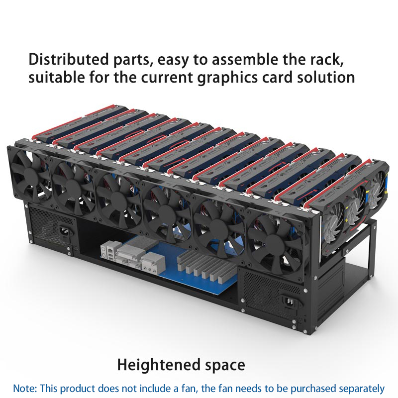 Gpu Mining Rig Frame 8 Gpu - Support de carte graphique 6/8/12 GPU