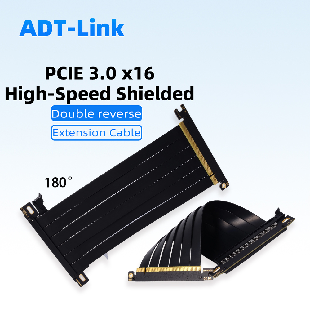 Pcie 5.0 Gpu Riser Cable - Câble Riser PCIE 3.0 X16 Double