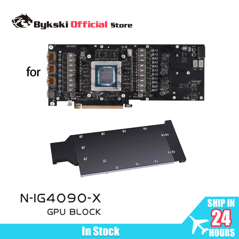 Rtx 4090 Water Block - Bykski GPU bloc d'eau pour iGame