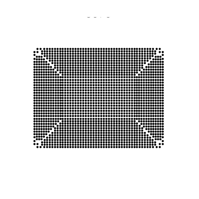 Rx 9070 Xt - Pochoir BGA pour Chauffage Direct 80*80