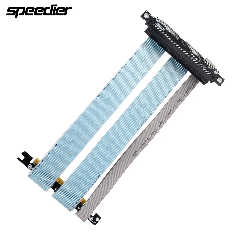 Itx Gpu Riser Pcie 4.0 16X - Riser PCI Express 4.0x16 Riser Double