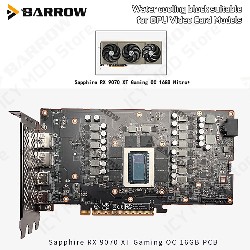 Barrow carte graphique bloc de - Rx 9070 16Gb avis et prix