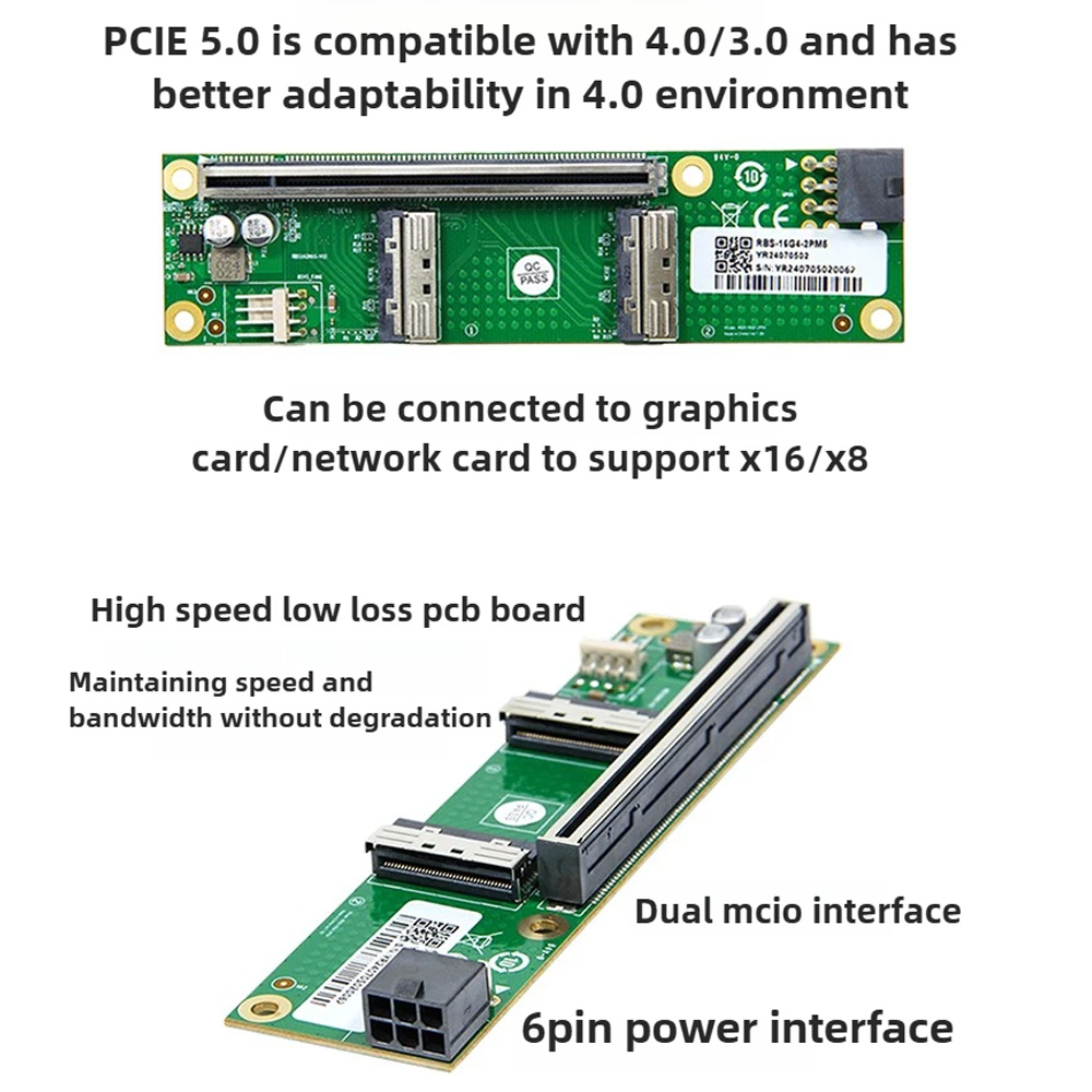 Carte adaptateur ADT-Link PCIe - Pcie 5.0 Gpu Riser Cable avis et prix