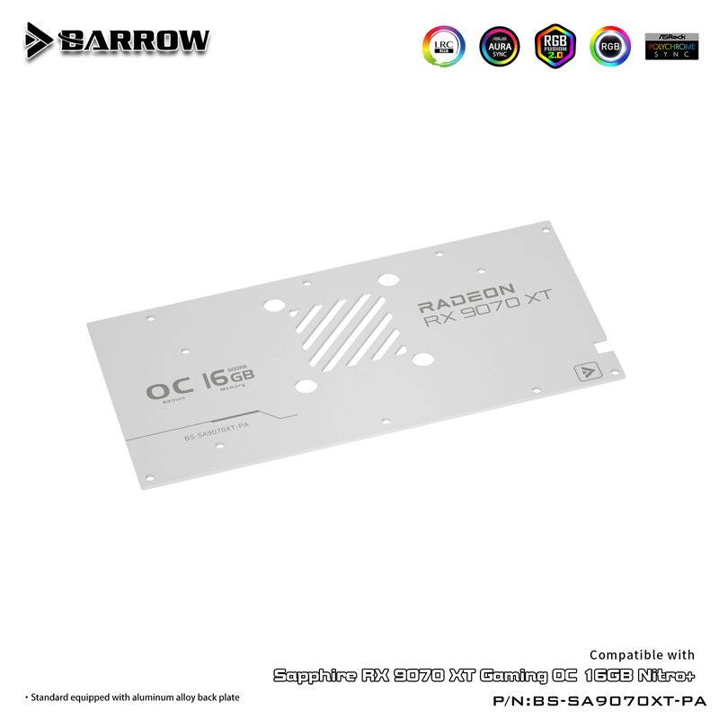 Bloc d'eau GPU pour SAPPHIRE R - Rx 9070 16Gb avis et prix