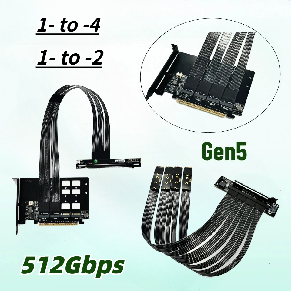 Câble d'extension PCIe 5.0 X16 - Pcie 5.0 Gpu Riser Cable avis et prix