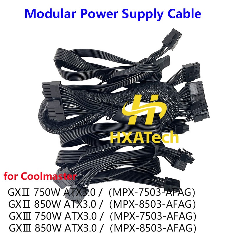 HXATech- 12VHPWR 16pin CPU 8pi - Dual 8Pin To 16Pin 12Vhpwr Cable avis et prix