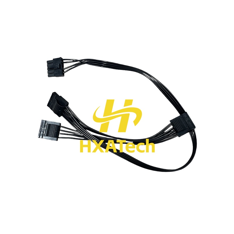 HXATech- 12VHPWR 16pin CPU 8pi - Dual 8Pin To 16Pin 12Vhpwr Cable avis et prix