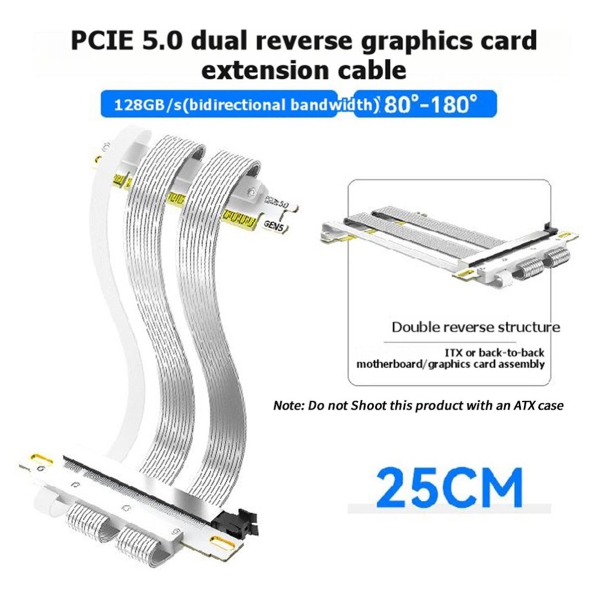 Câble Riser L70A PCIe 5.0 X16  - Pcie 5.0 Gpu Riser Cable avis et prix